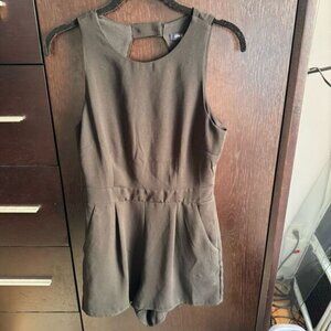 One Clothing Shorts Jumpsuit Romper, Black